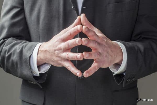 body language expressing control