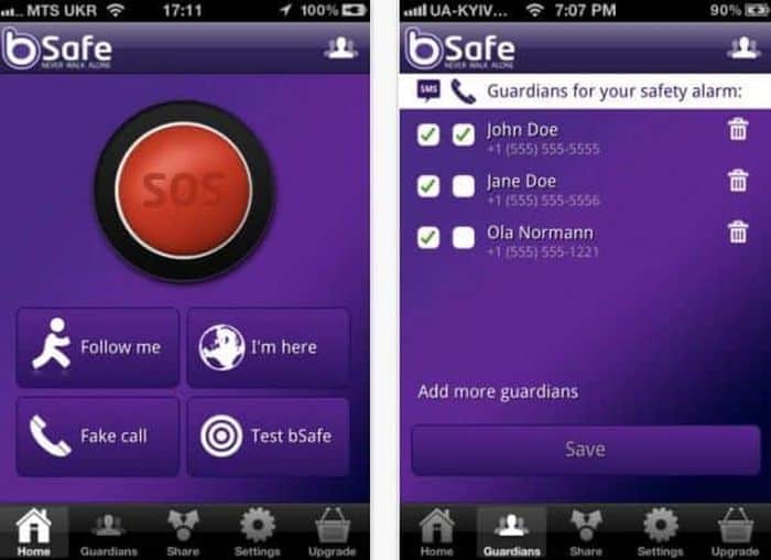 bSafe app - Review