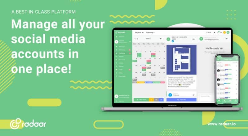 services that RADAAR platform provides