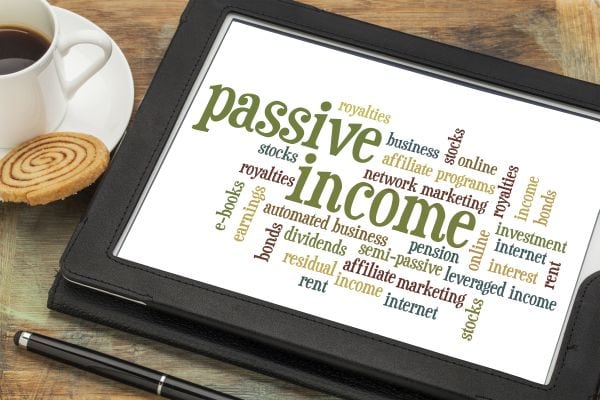 passive income word cloud