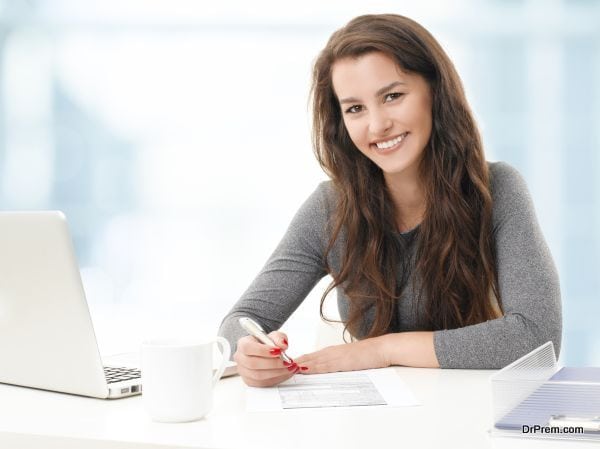 Businesswoman working