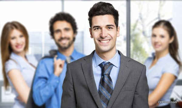 Young businesspeople
